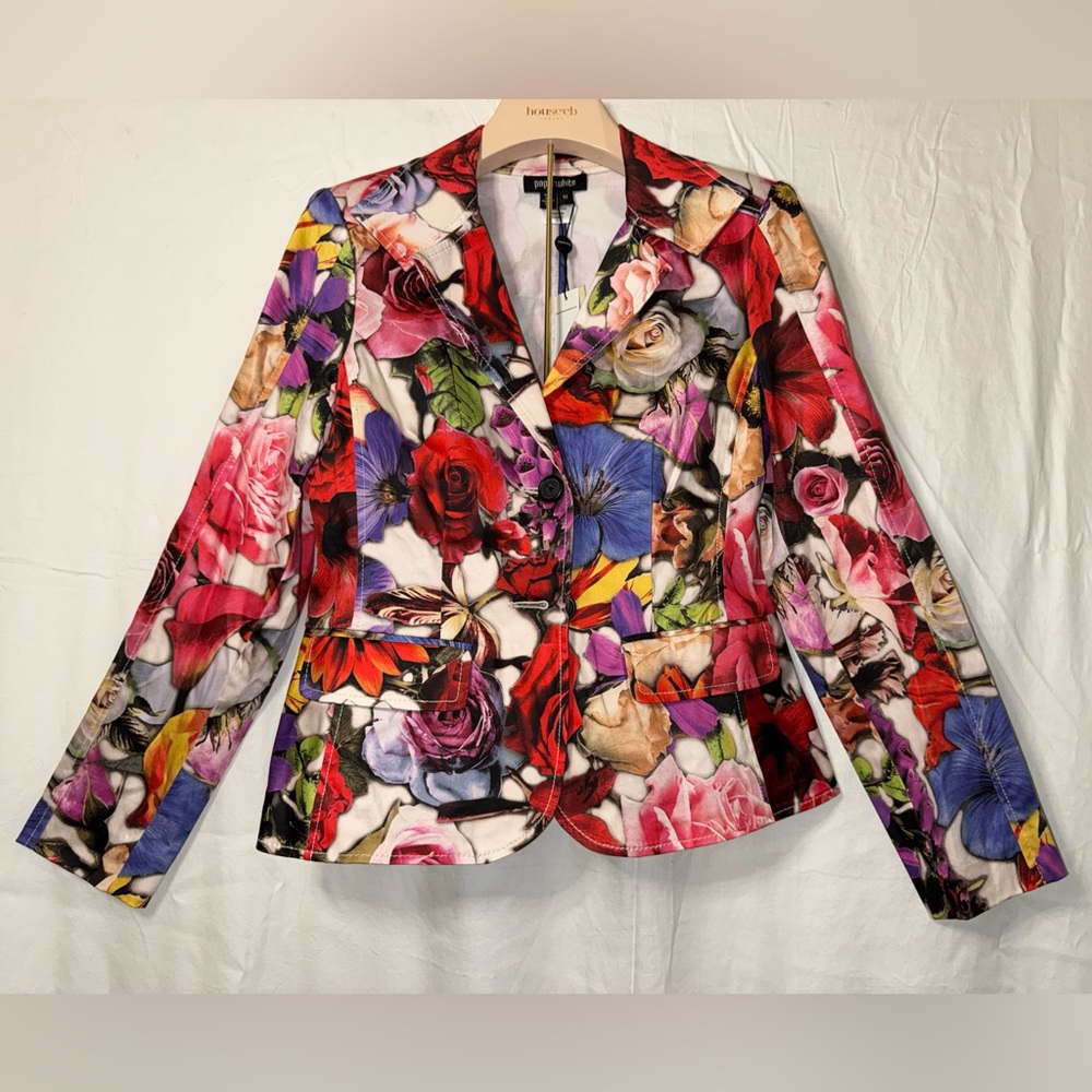 Colorful Floral Women's Blazer